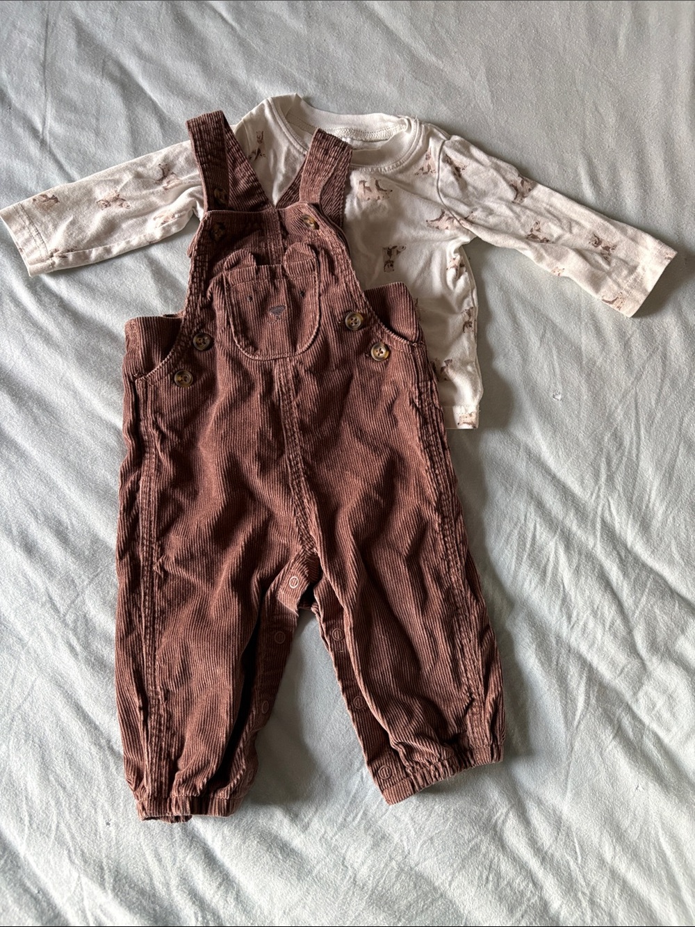 Carter’s Bear Corduroy Overalls